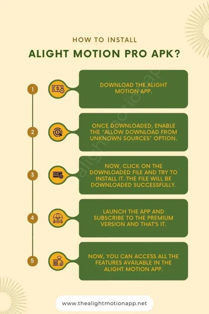 How to install Alight Motion Pro Apk